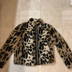Express cheetah print coat!!